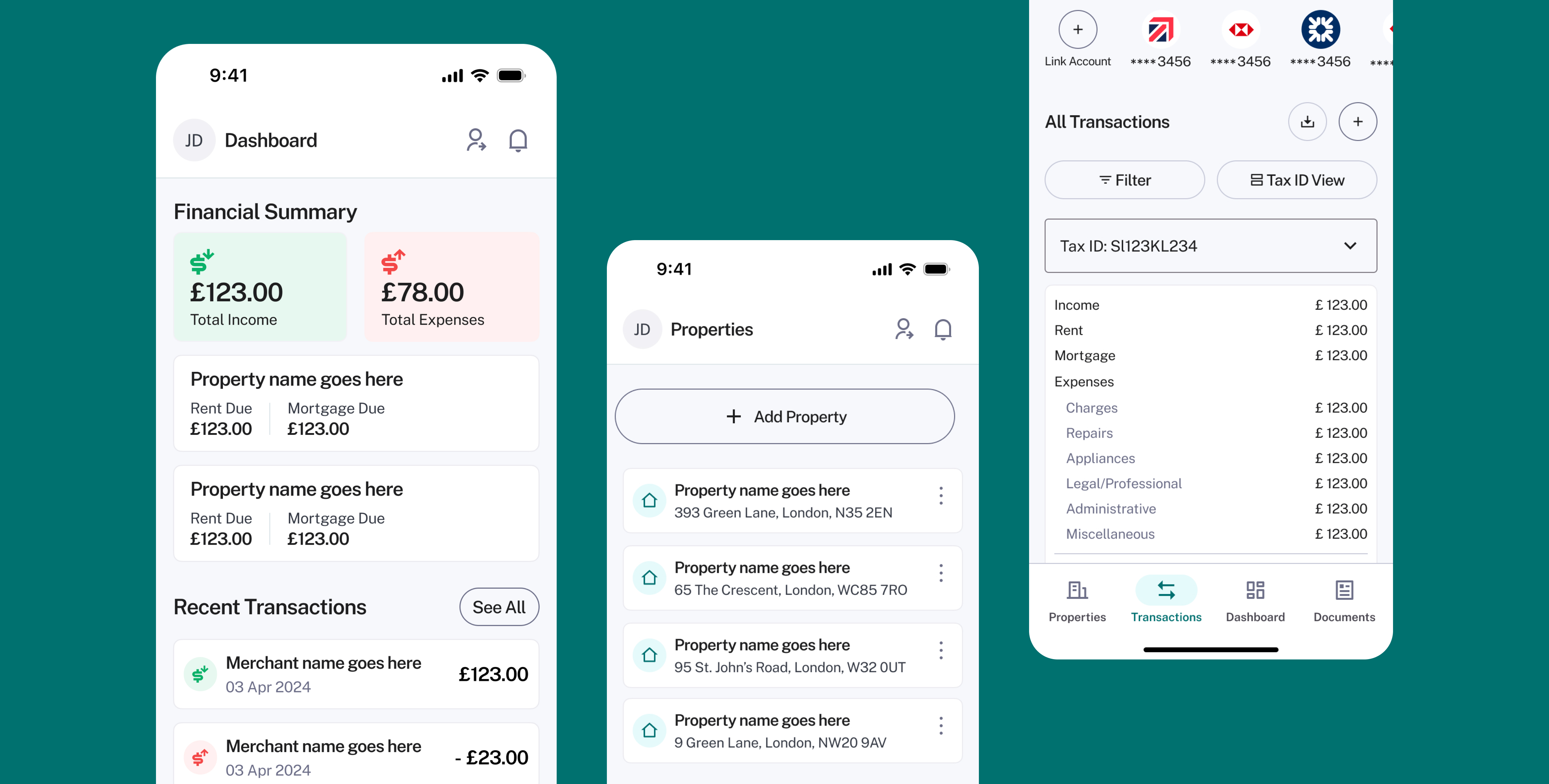 Portfoliyo property management platform overview screenshot